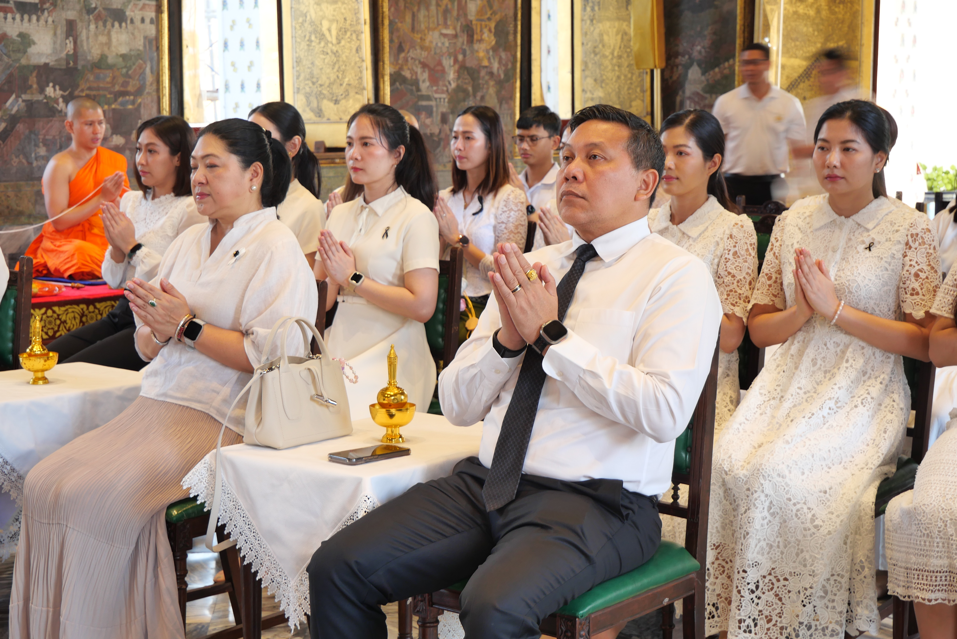 title - ปลัดกระทรวงเกษตรและสหกรณ์ พร้อมด้วยคณะผู้จัดเตรียมงานพระราชพิธีพืชมงคลจรดพระนังคัลแรกนาขวัญ ประจำปี ๒๕๖๙ ทำบุญถวายผ้าไตรและเครื่องไทยธรรม